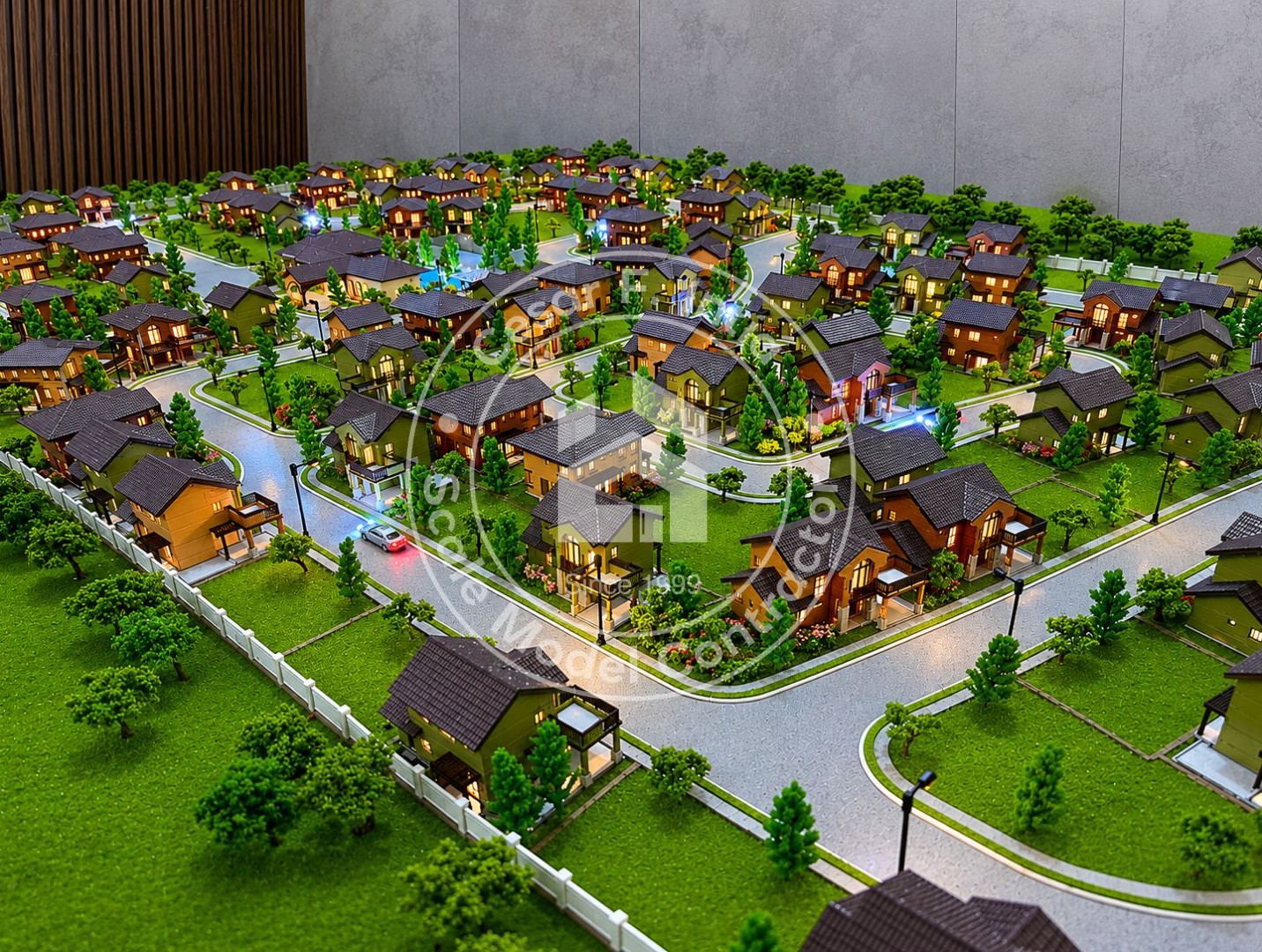 Residential community scale model